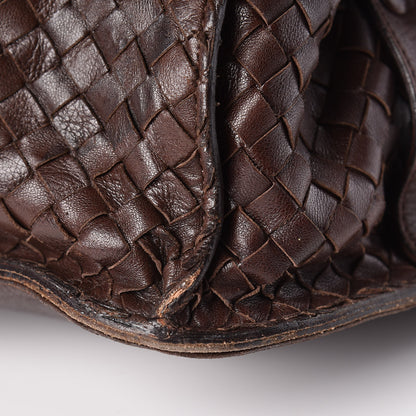 Bottega Veneta Nappa Intrecciato Shoulder Bag Brown 12 of 18