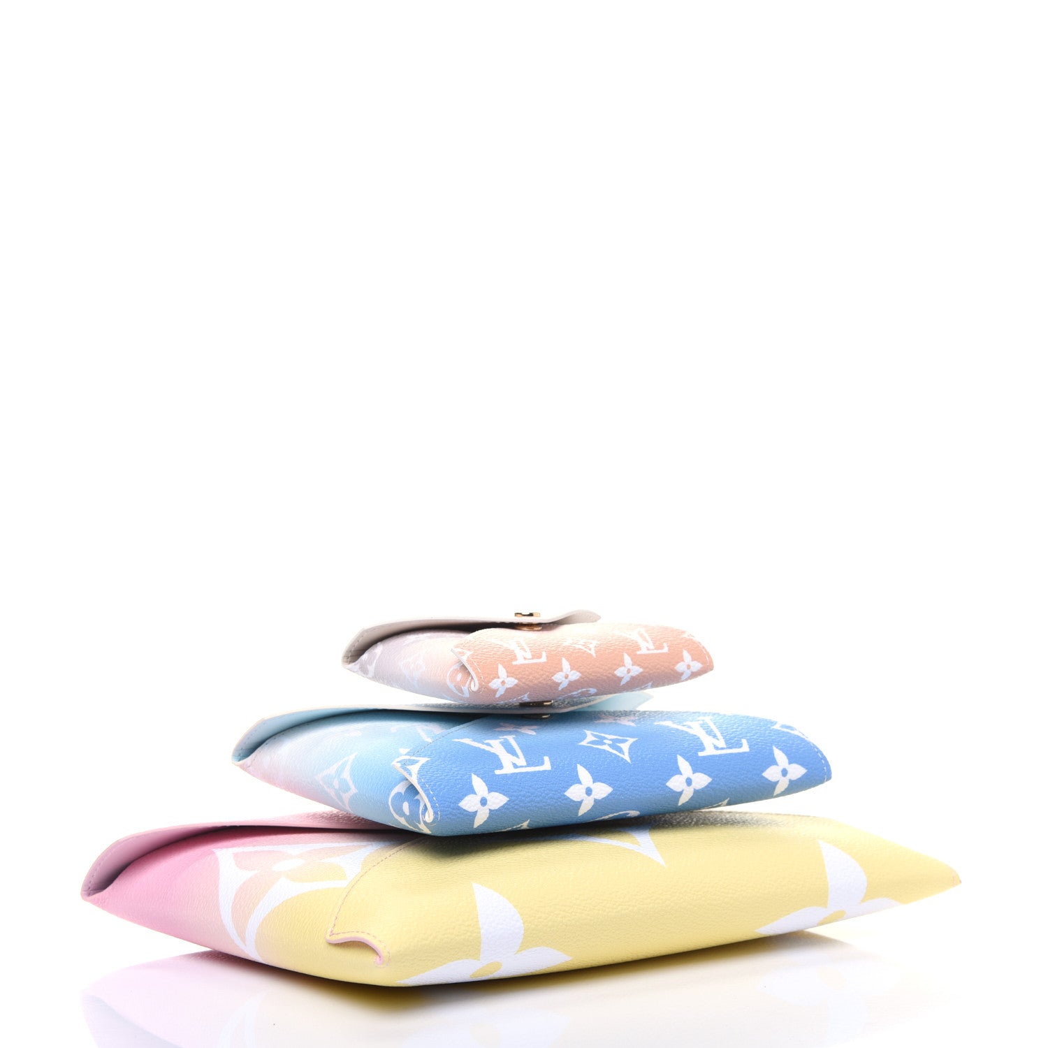 Louis Vuitton Monogram Giant By The Pool Kirigami Pochette Set 3 of 13
