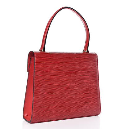 Louis Vuitton Epi Malesherbes Castillan Red 3 of 8