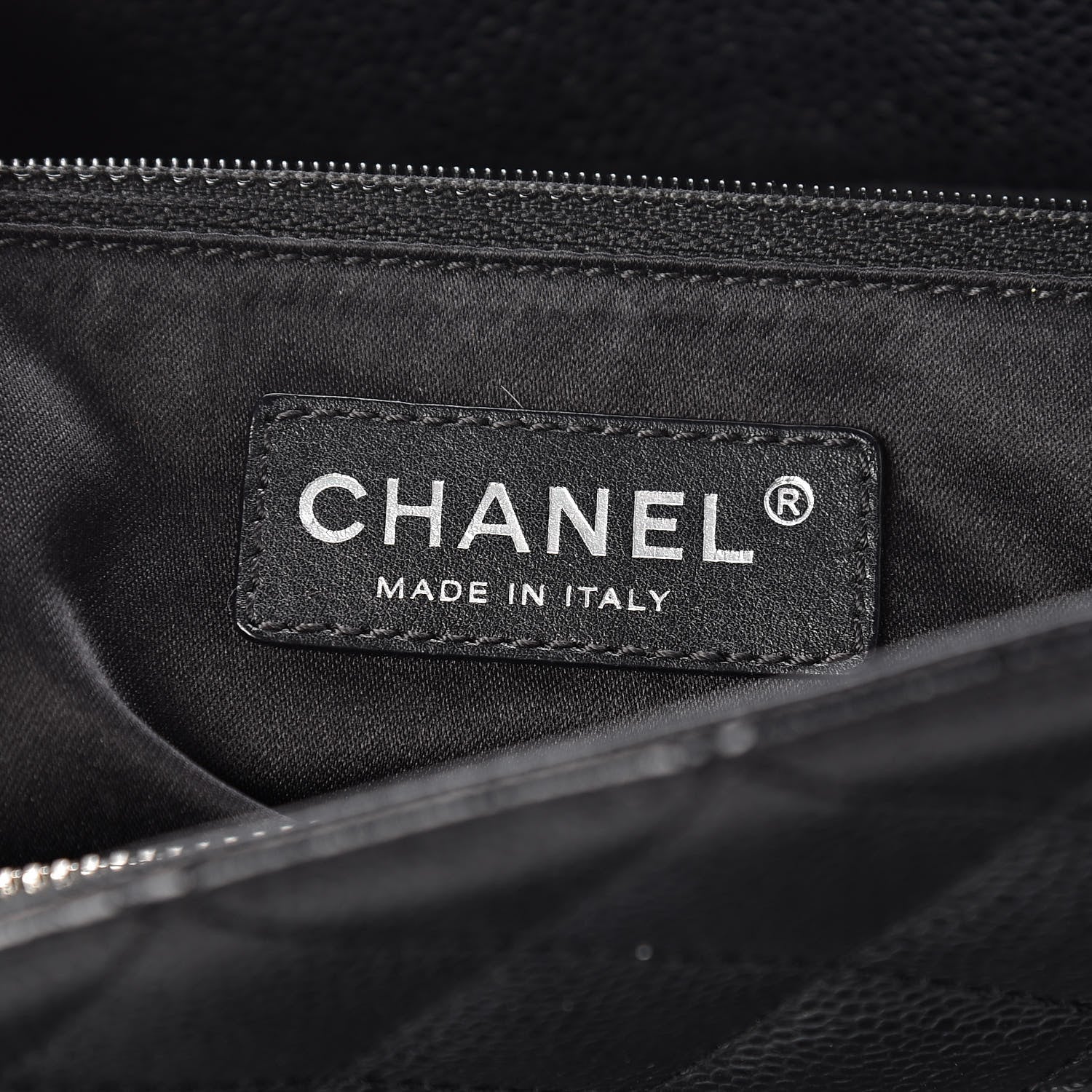 Chanel Caviar Quilted Grand Shopping Tote GST Black 6 of 9