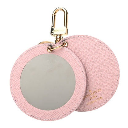 Louis Vuitton Monogram LV Mirror Bag Charm Key Holder Rose Ballerine 4 of 5