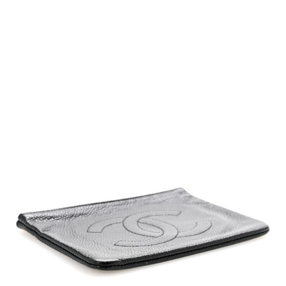 Chanel Caviar Timeless CC Small Cosmetic Case Black 4 of 8