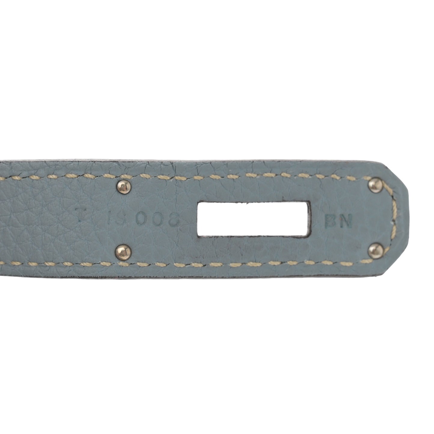 Togo Birkin 35 Bleu Lin