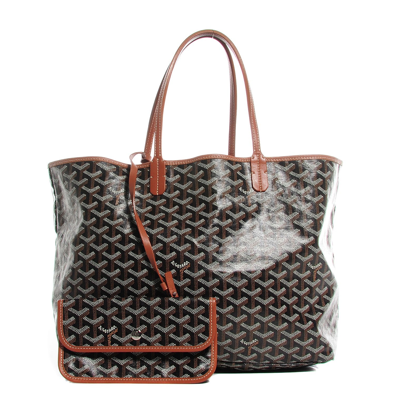 Goyard Goyardine Saint Louis PM Black Gold 1 of 9