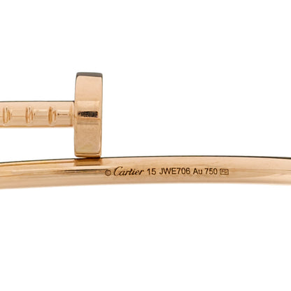 Cartier 18K Pink Gold Small Juste Un Clou Bracelet 15 3 of 4
