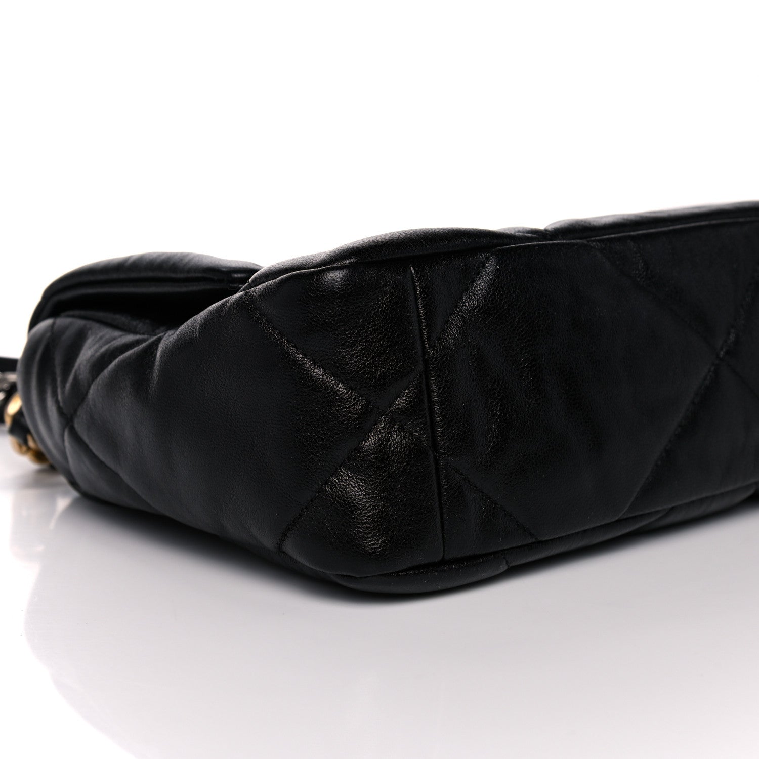 Chanel Goatskin Quilted Medium Chanel 19 Flap Black 8 of 10