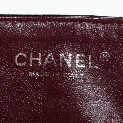 Chanel Distressed Patent East West Flap Black 7 of 9