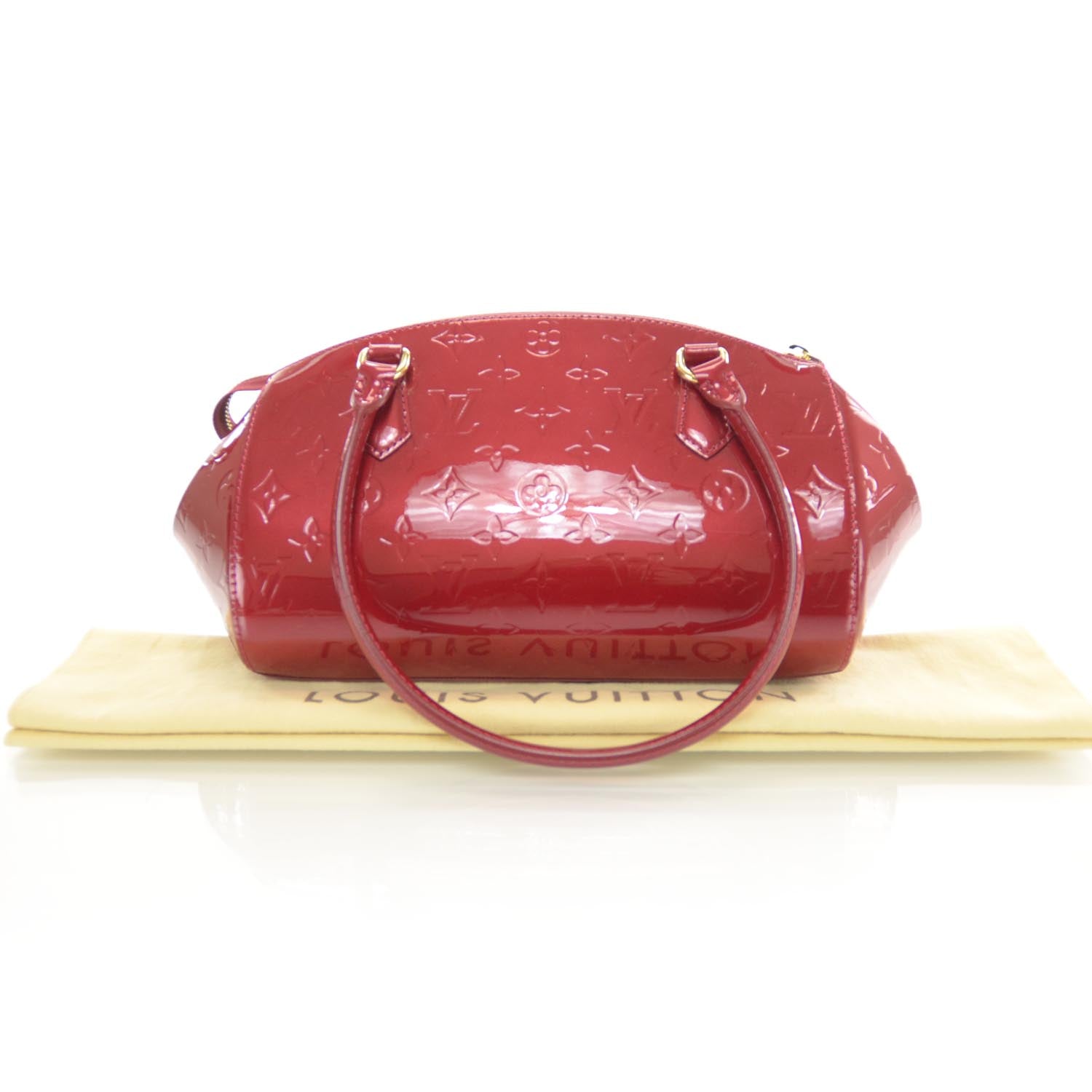 Louis Vuitton Vernis Sherwood PM Pomme D'Amour 3 of 7