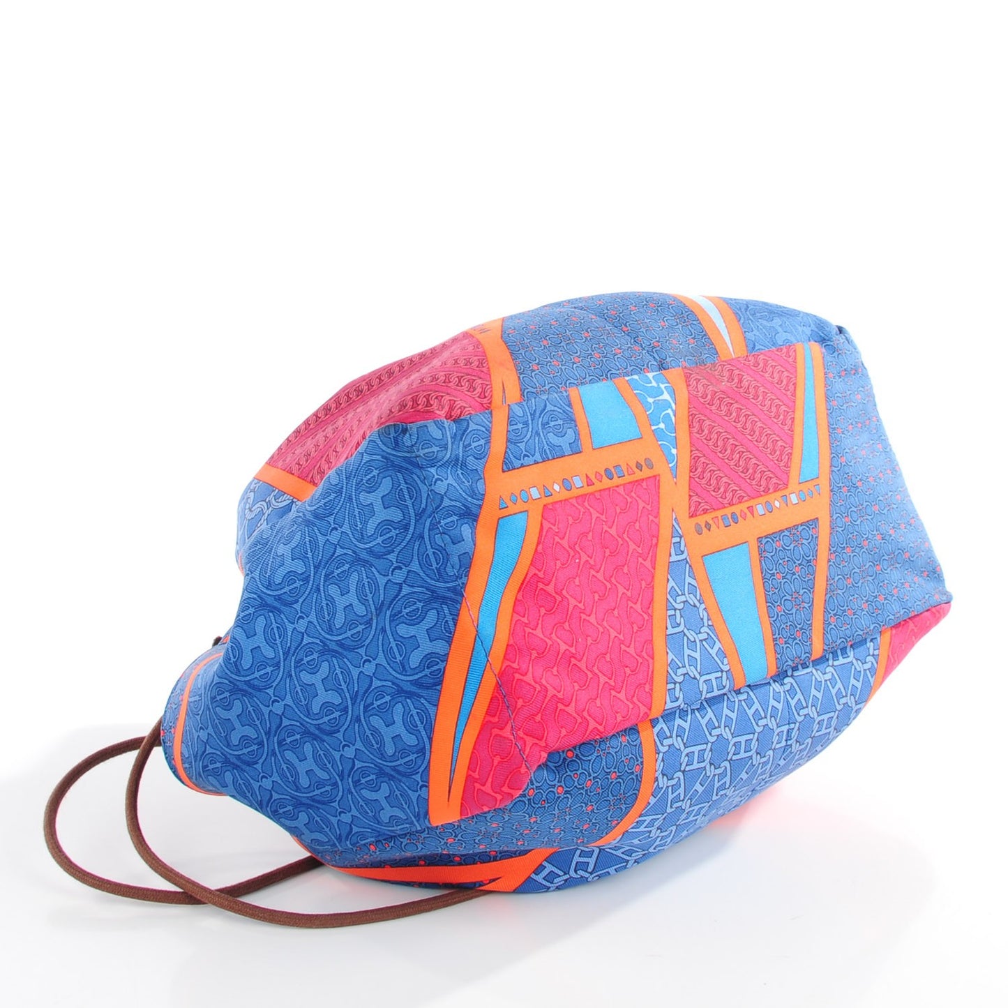 Silk Fourbi Carre en Cravates Bag Insert GM Bleu Saphir
