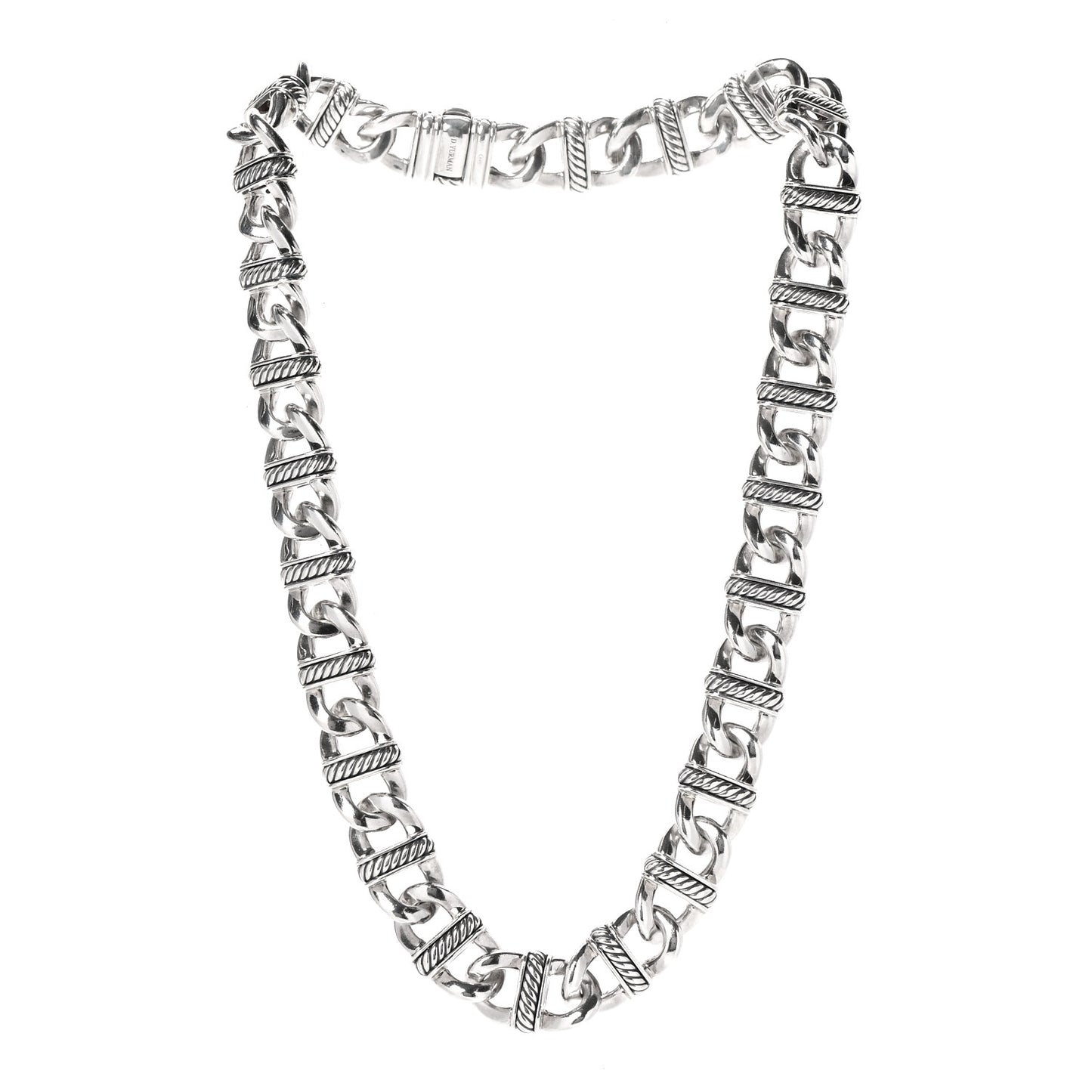 Sterling Silver Madison Link Chain Necklace