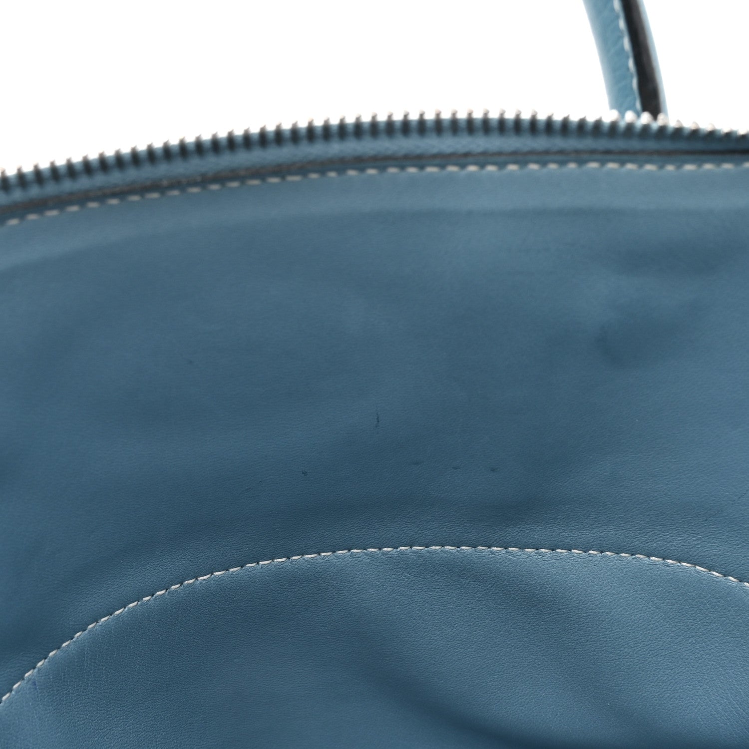 Hermes Taurillon Clemence Bolide 31 Blue Jean 15 of 17