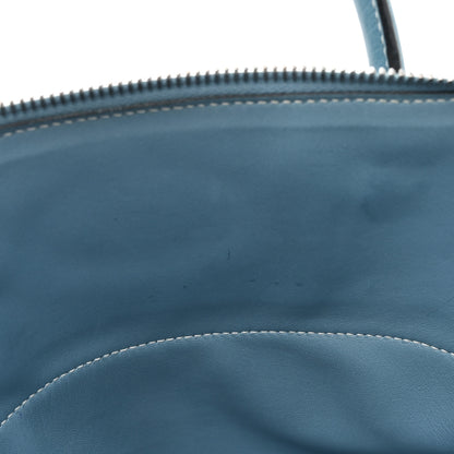 Hermes Taurillon Clemence Bolide 31 Blue Jean 15 of 17