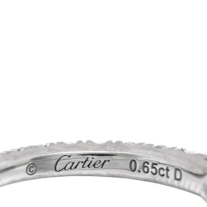 Cartier Platinum Diamond .65ct Etincelle De Cartier Solitaire Engagement Ring  48 4.5 4 of 4