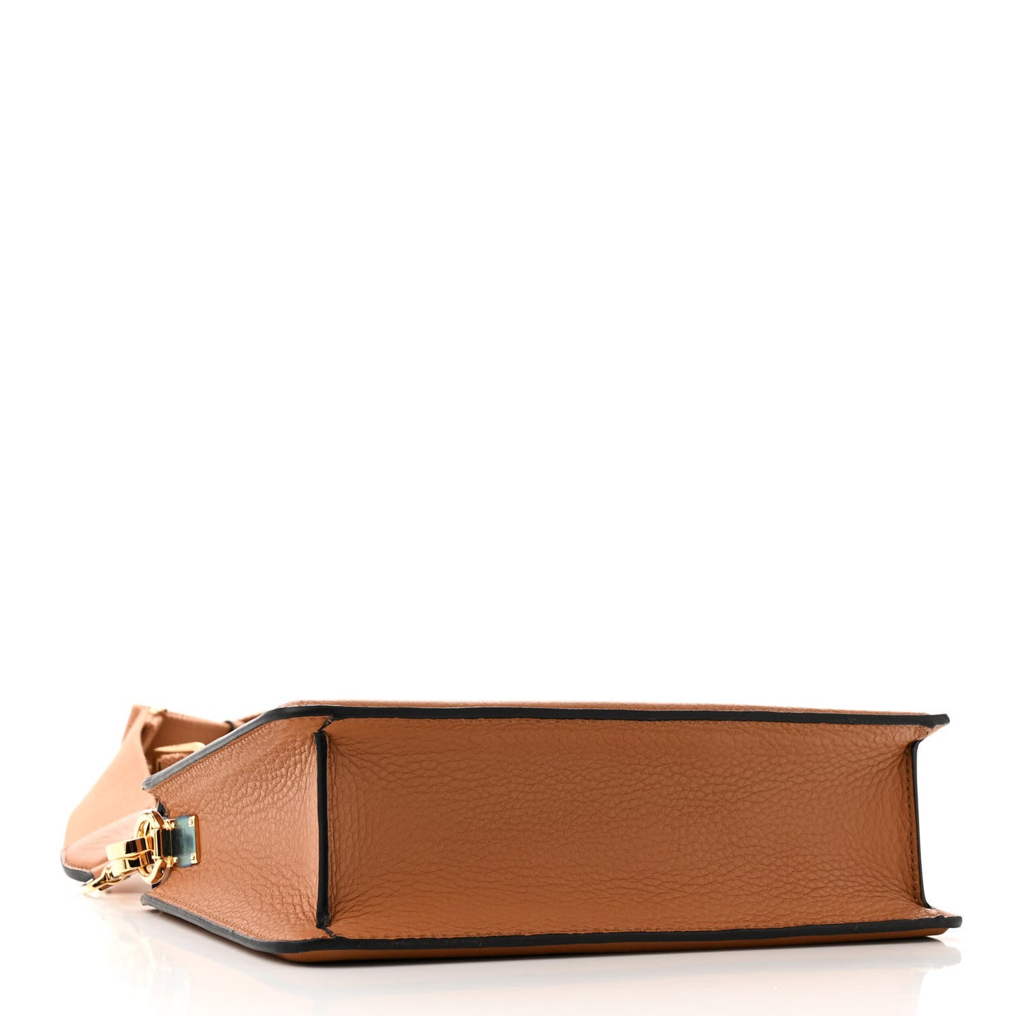 Calfskin Vlogo Shoulder Bag Almond Beige