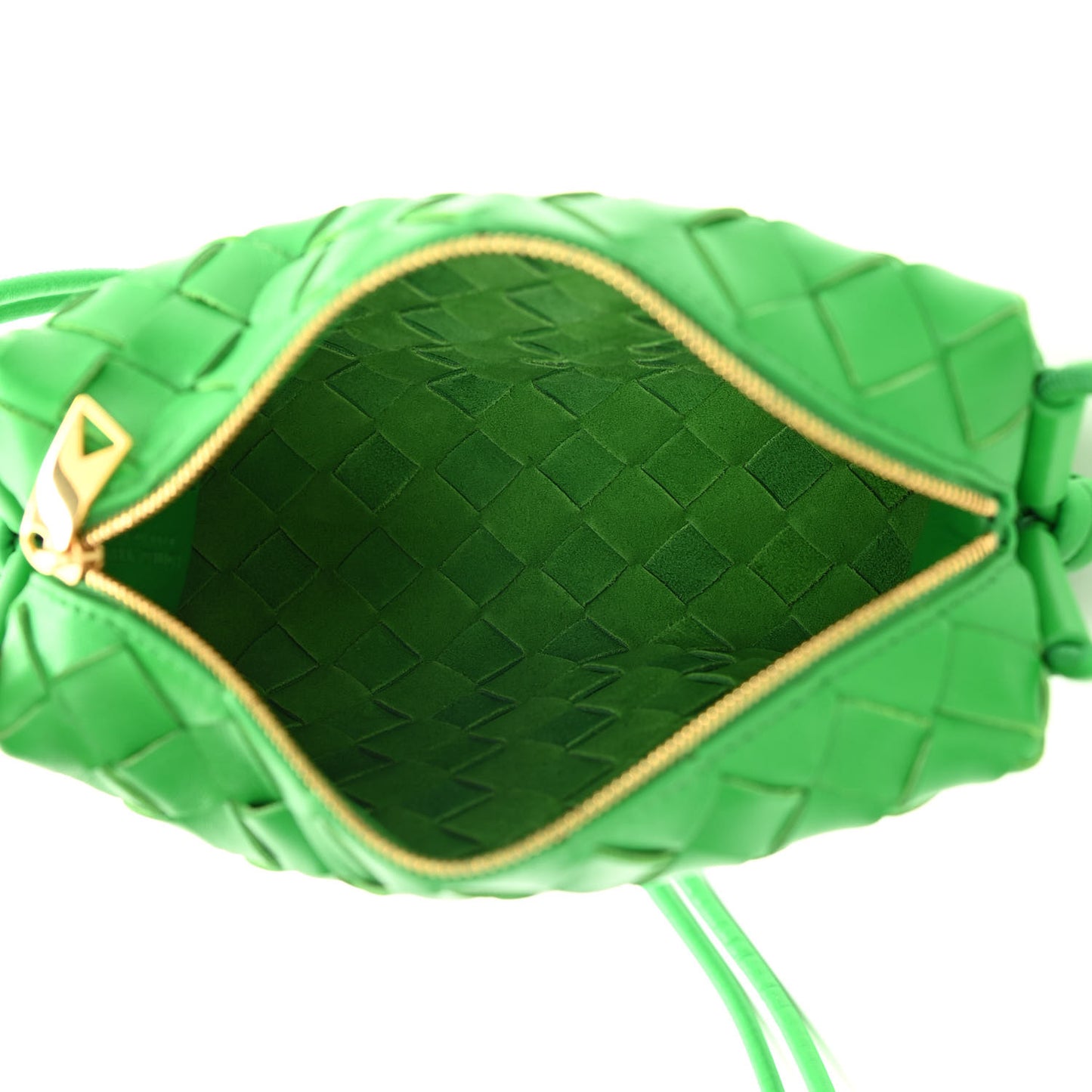 Nappa Intrecciato Mini Loop Camera Bag Parakeet