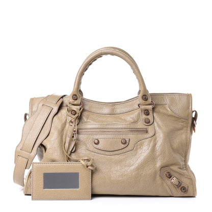 Balenciaga Agneau Giant 12 Rose Gold Hardware City Latte Beige 1 of 8