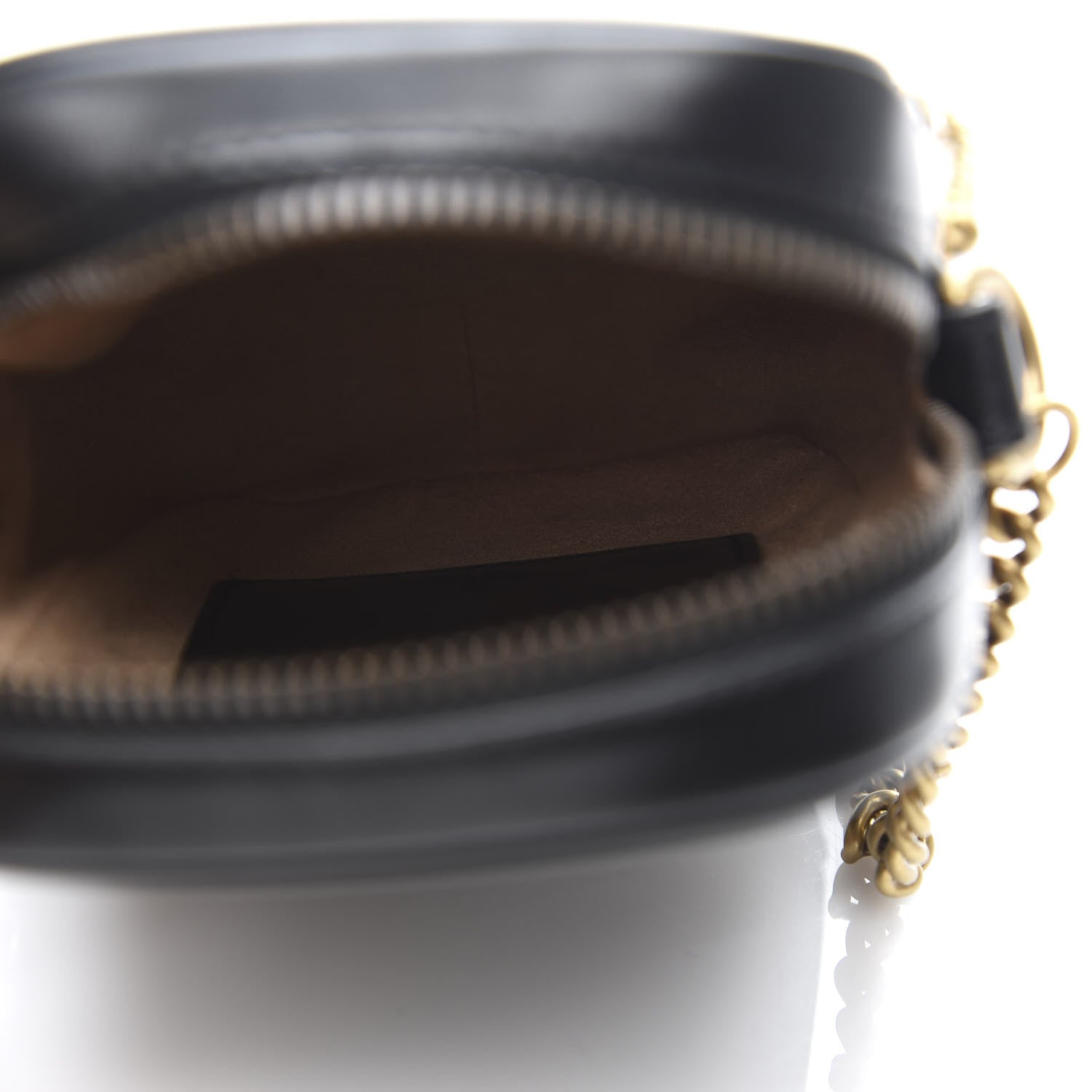 Gucci Calfskin Matelasse Mini GG Marmont Crossbody Bag Black 5 of 11