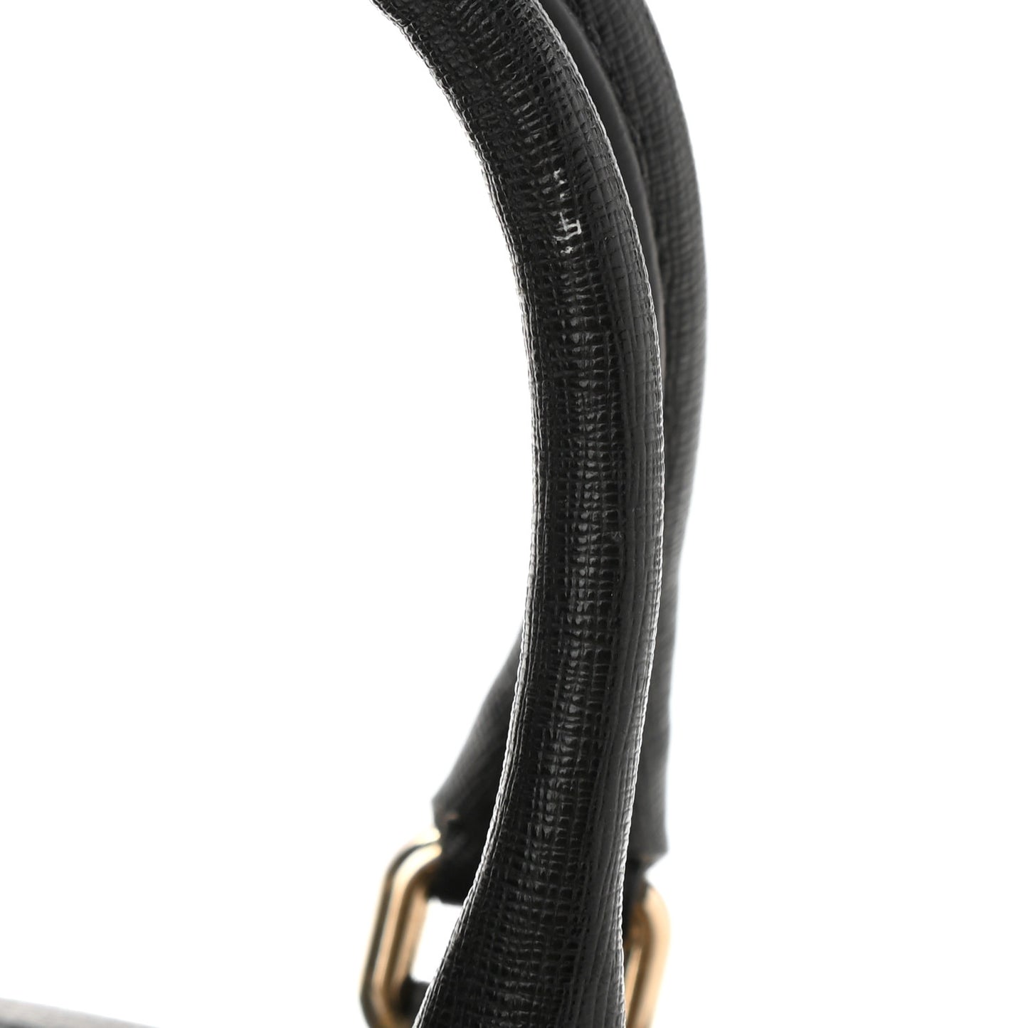 Saffiano Calfskin Palazzo Duffle Bag Black