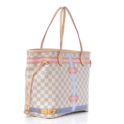 Louis Vuitton Damier Azur Summer Trunks Neo Neverfull MM 3 of 8