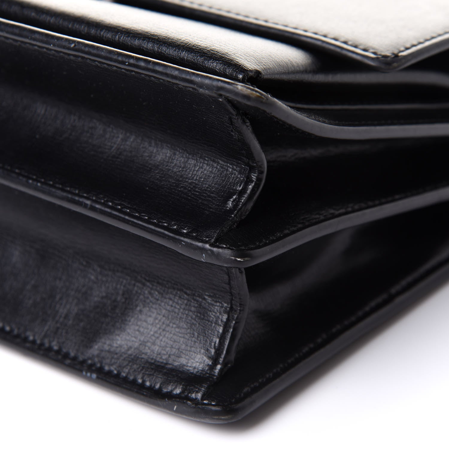 Saint Laurent Calfskin Medium Monogram Sunset Black 15 of 20