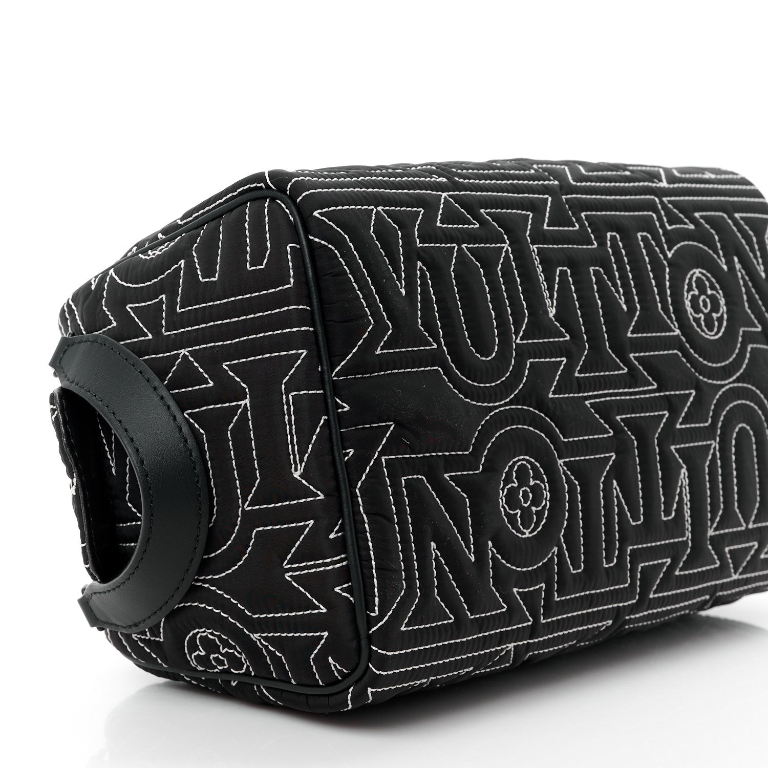 Louis Vuitton Nylon Dopp Kit Snow Pouch Black 11 of 12