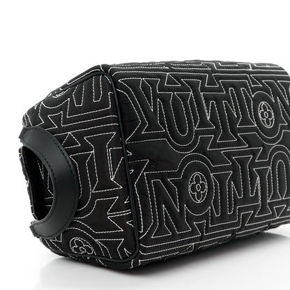 Louis Vuitton Nylon Dopp Kit Snow Pouch Black 11 of 12