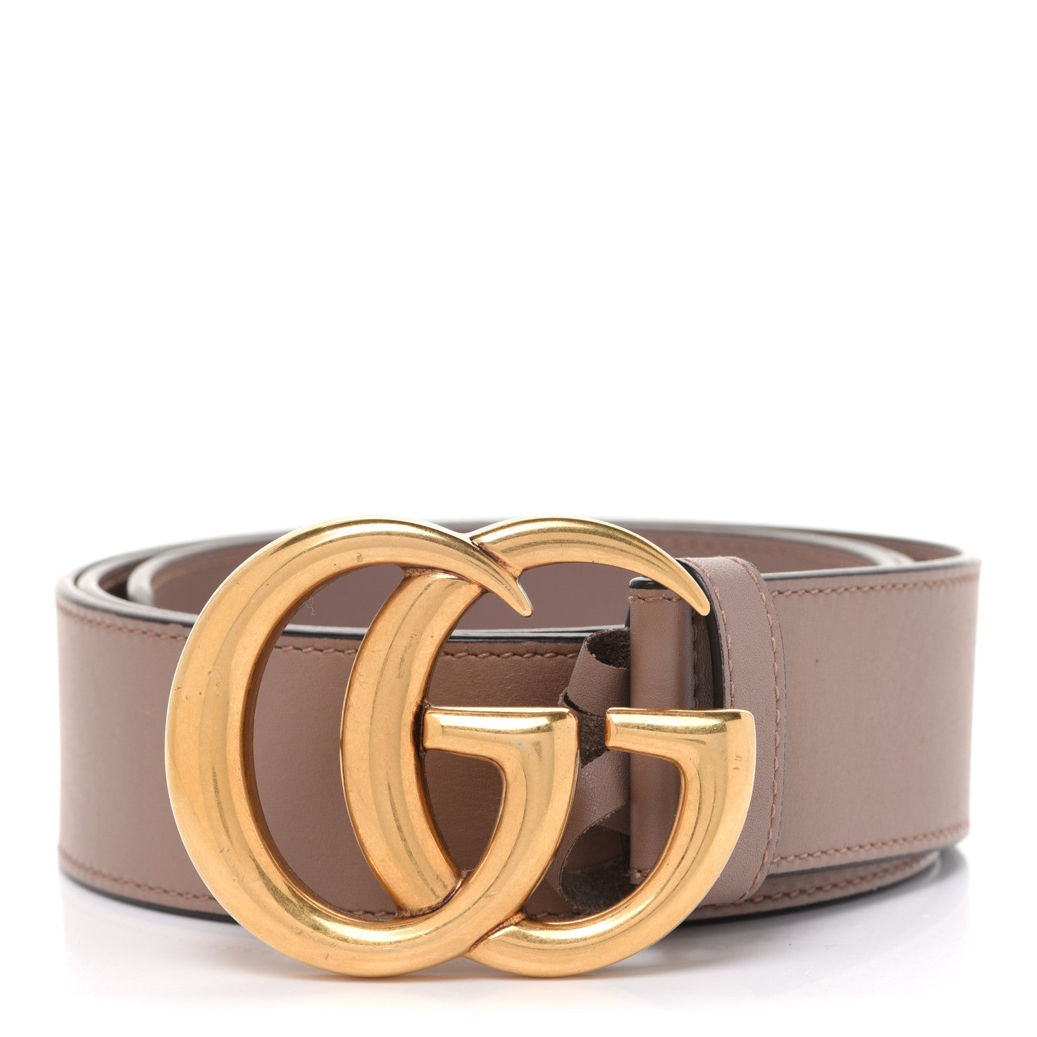 Gucci Calfskin Double G 40mm Belt 90 36 Porcelain Rose 1 of 4