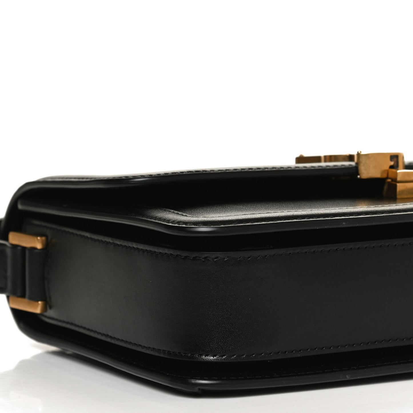 Box Calfskin Monogram Medium Solferino Satchel Black
