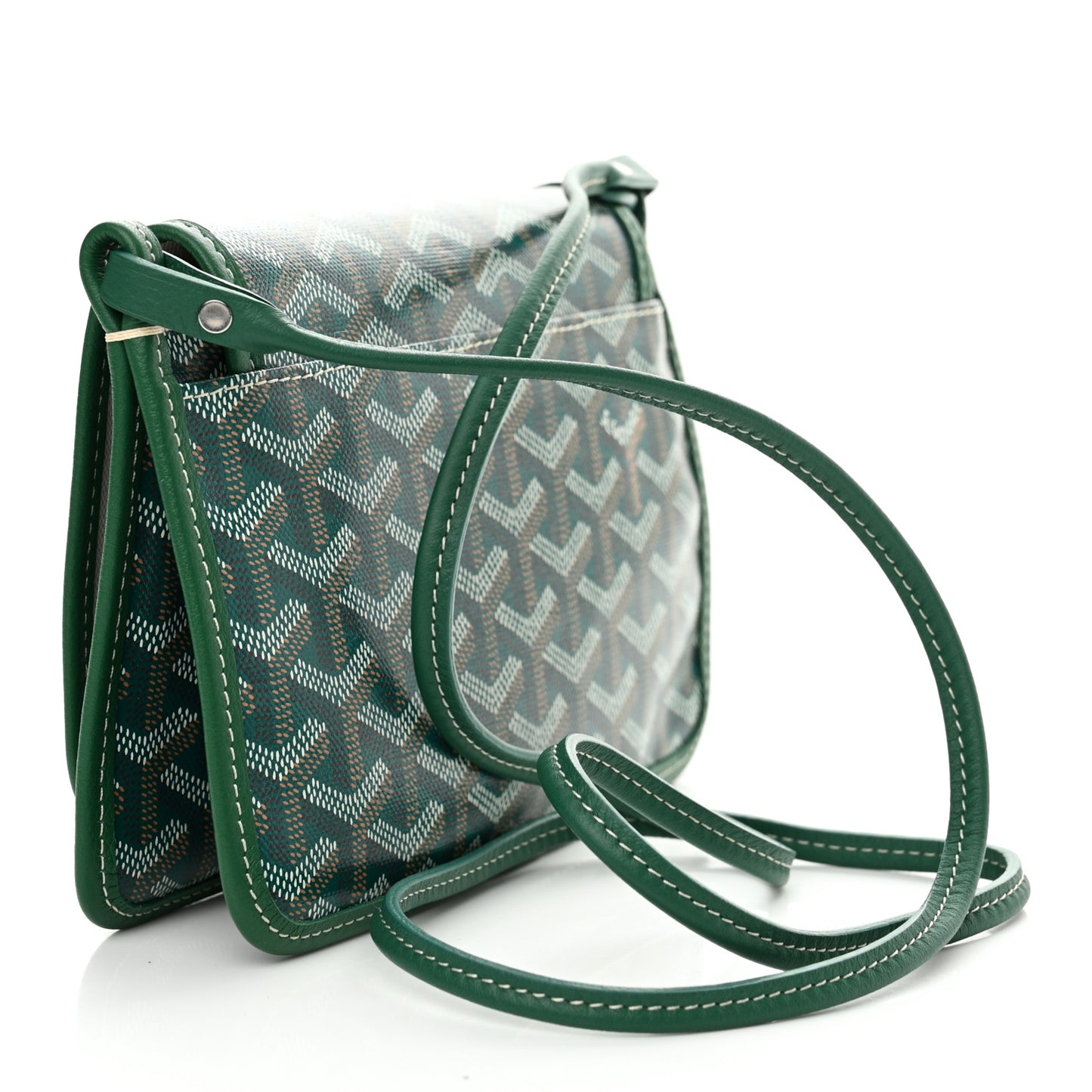 Goyardine Plumet Wallet Clutch Green
