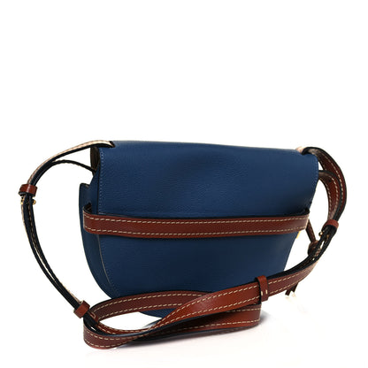 Loewe Grained Calfskin Small Gate Crossbody Bag Varsity Pecan 3 of 11