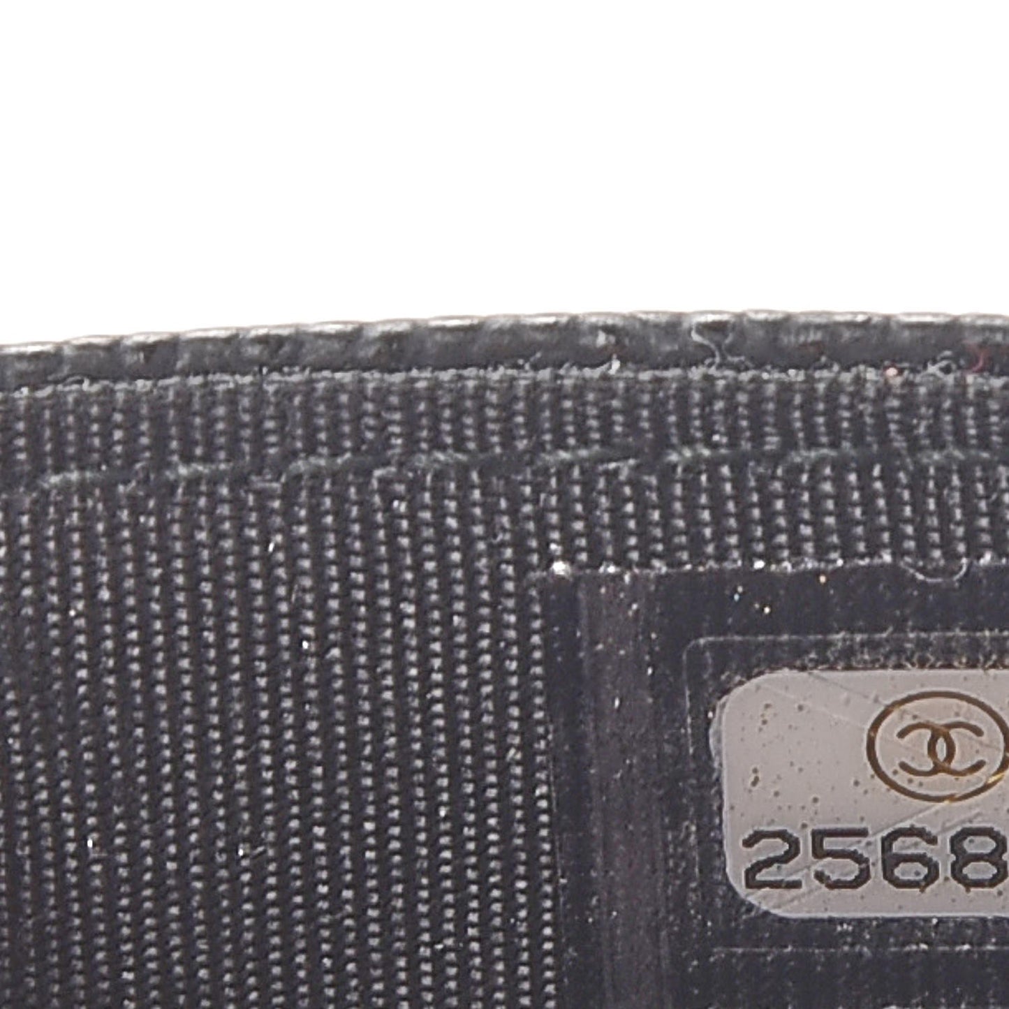 Caviar Quilted Boy Card Holder Black