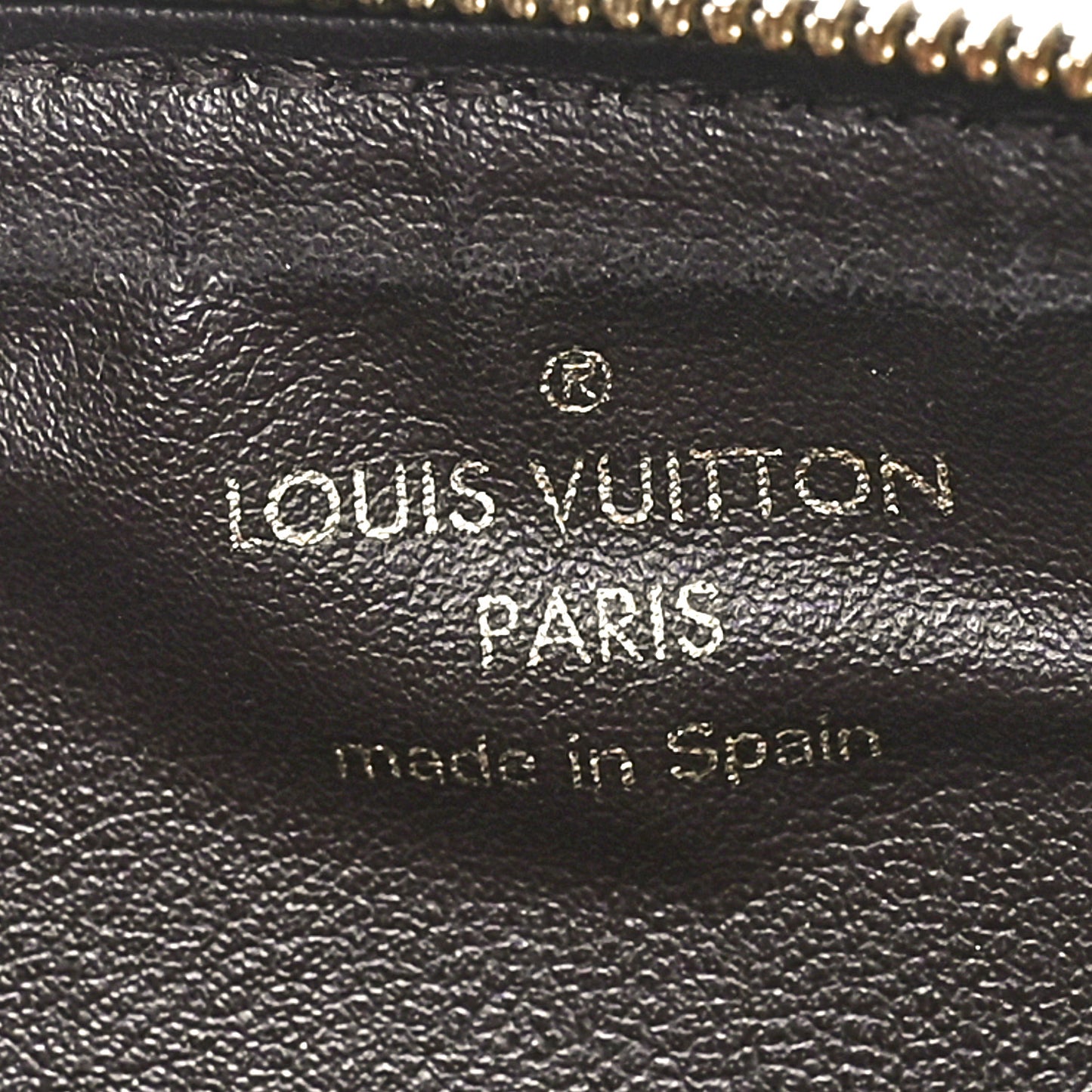 Monogram Felicie Chain Wallet Zippered Insert Rose Ballerine