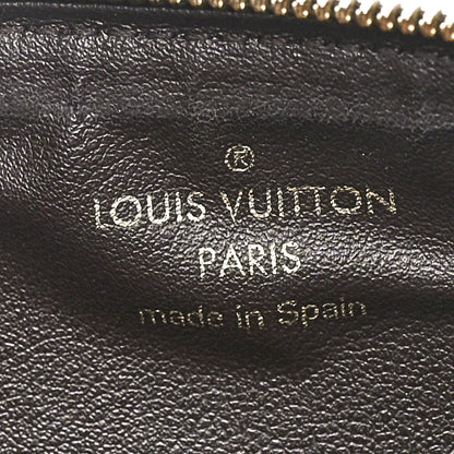 Louis Vuitton Monogram Felicie Chain Wallet Zippered Insert Rose Ballerine 6 of 6