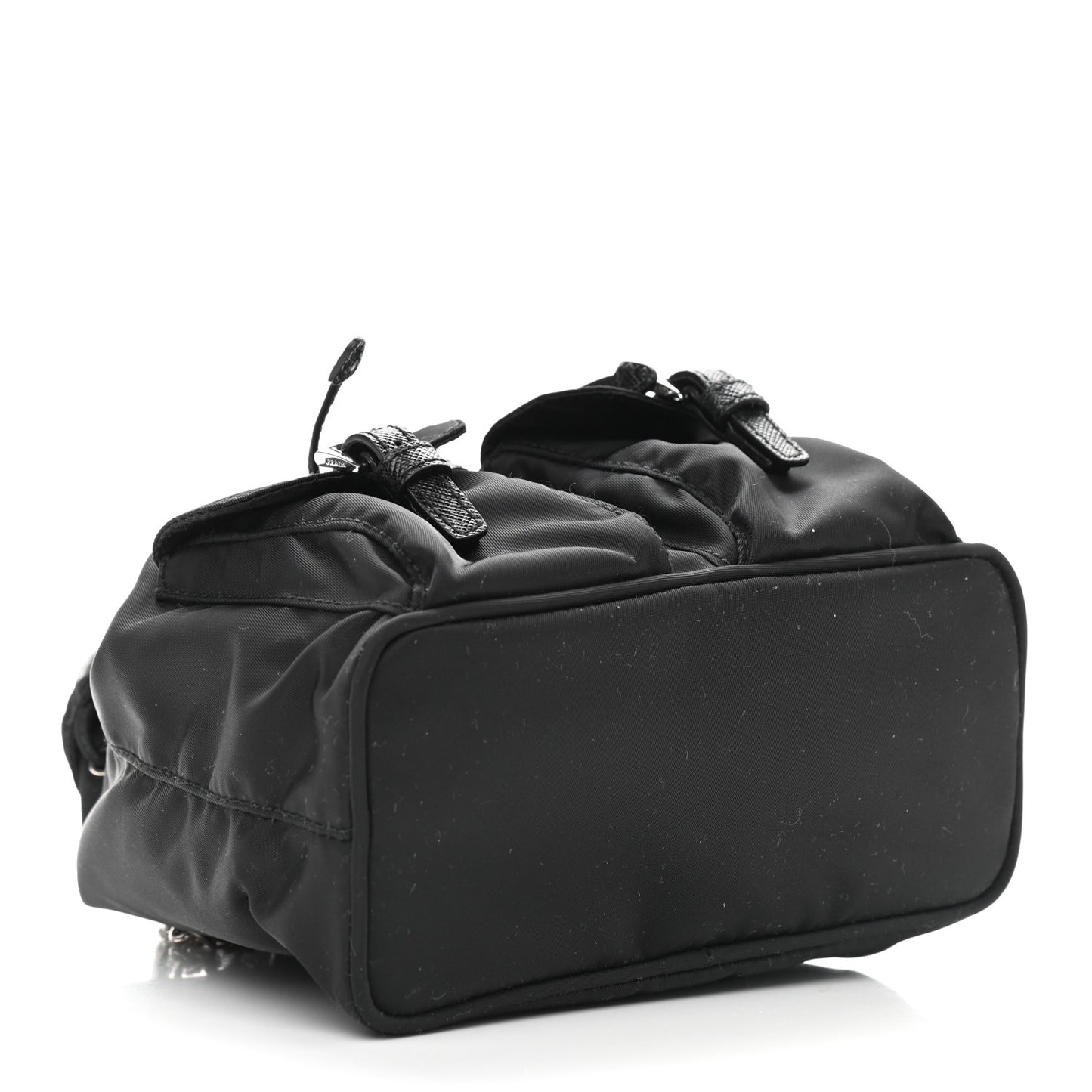 Nylon Vela Mini Crossbody Backpack Black