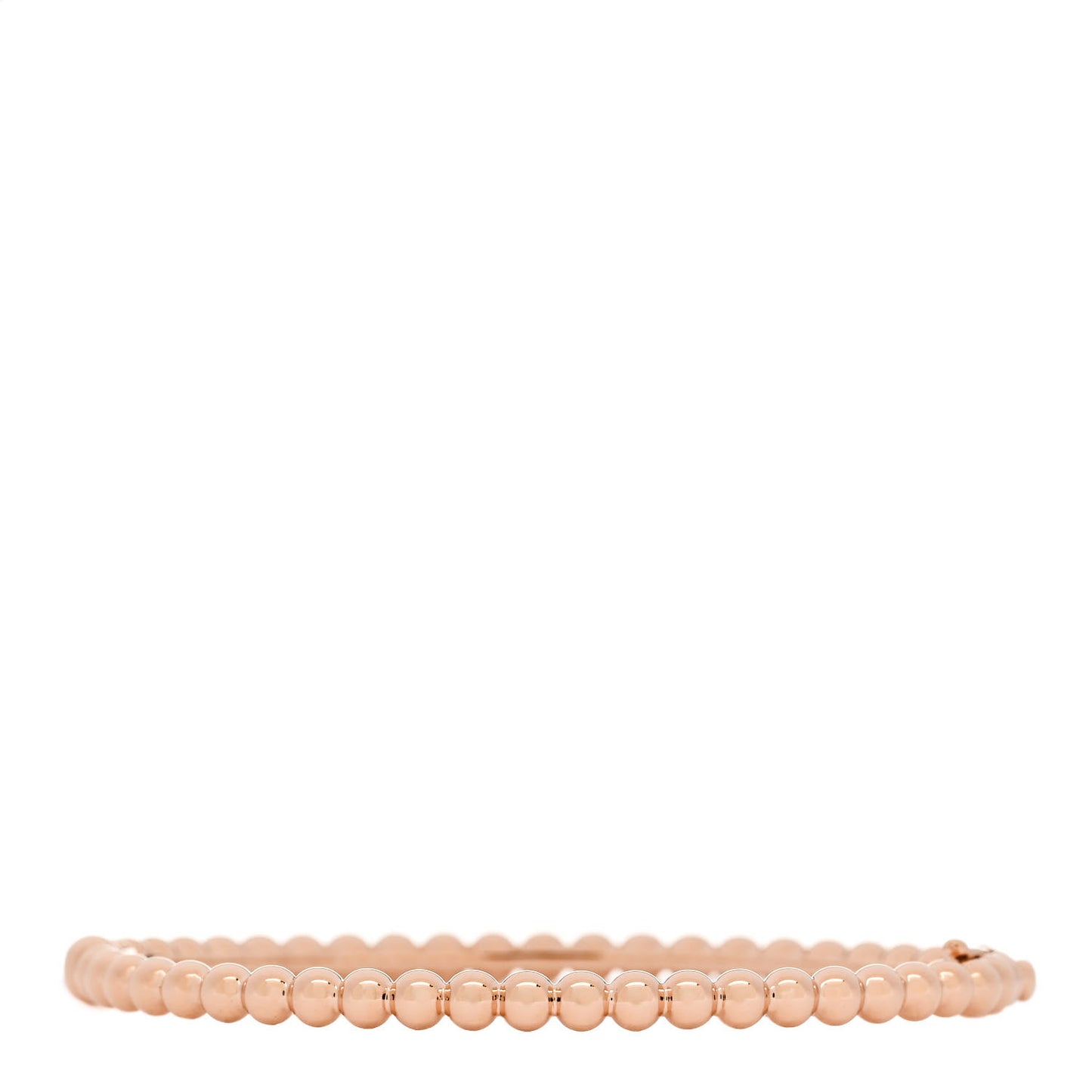18K Rose Gold Perlee Pearls of Gold Bracelet S