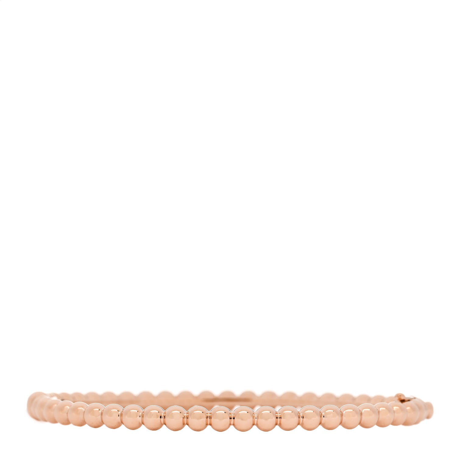 Van Cleef & Arpels 18K Rose Gold Perlee Pearls of Gold Bracelet S 1 of 4