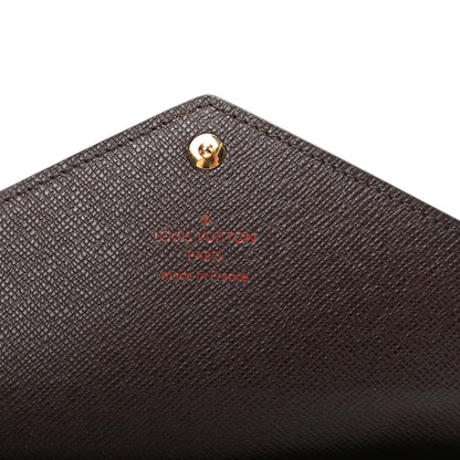 Louis Vuitton Damier Ebene Long Origami Wallet 7 of 8