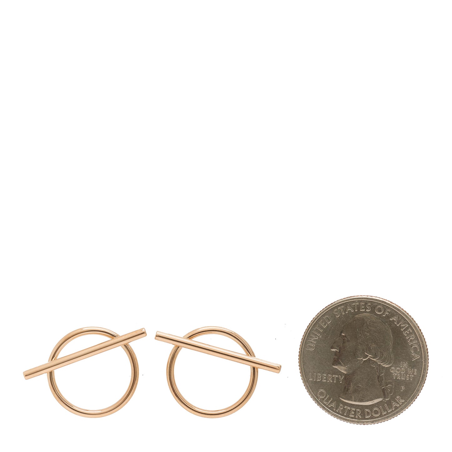 18K Rose Gold MM Echappee Earrings
