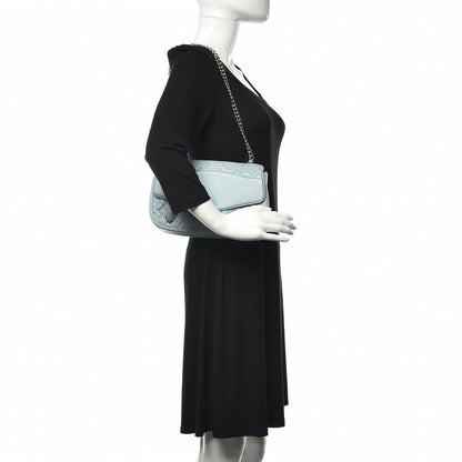 Louis Vuitton Lambskin Mama Broderie Pochette Blue 2 of 16