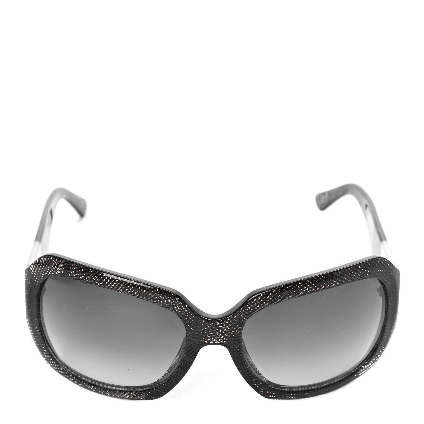 Acetate CC Lace Effect Sunglasses 5146 Black White