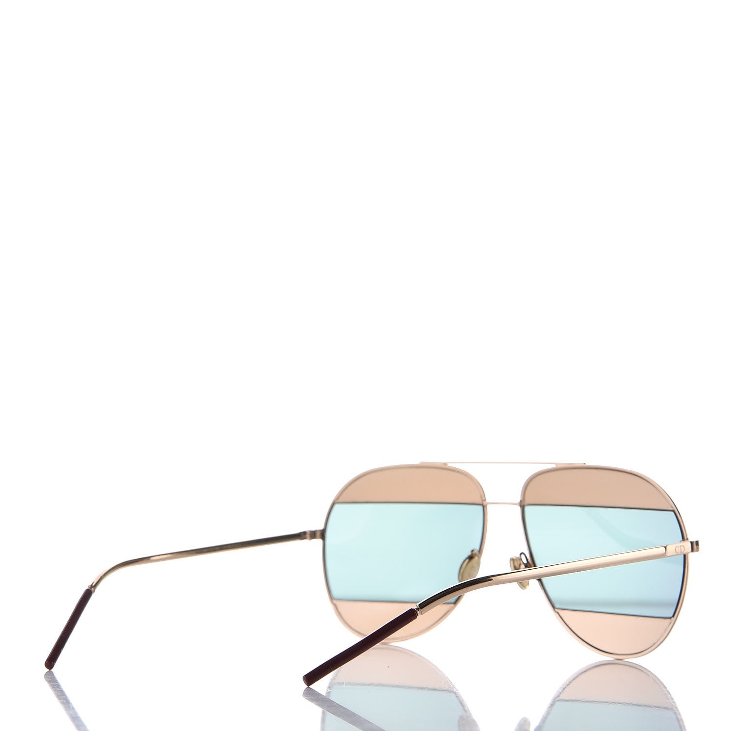 Christian Dior Split 1 Aviator Sunglasses Rose Gold 4 of 8