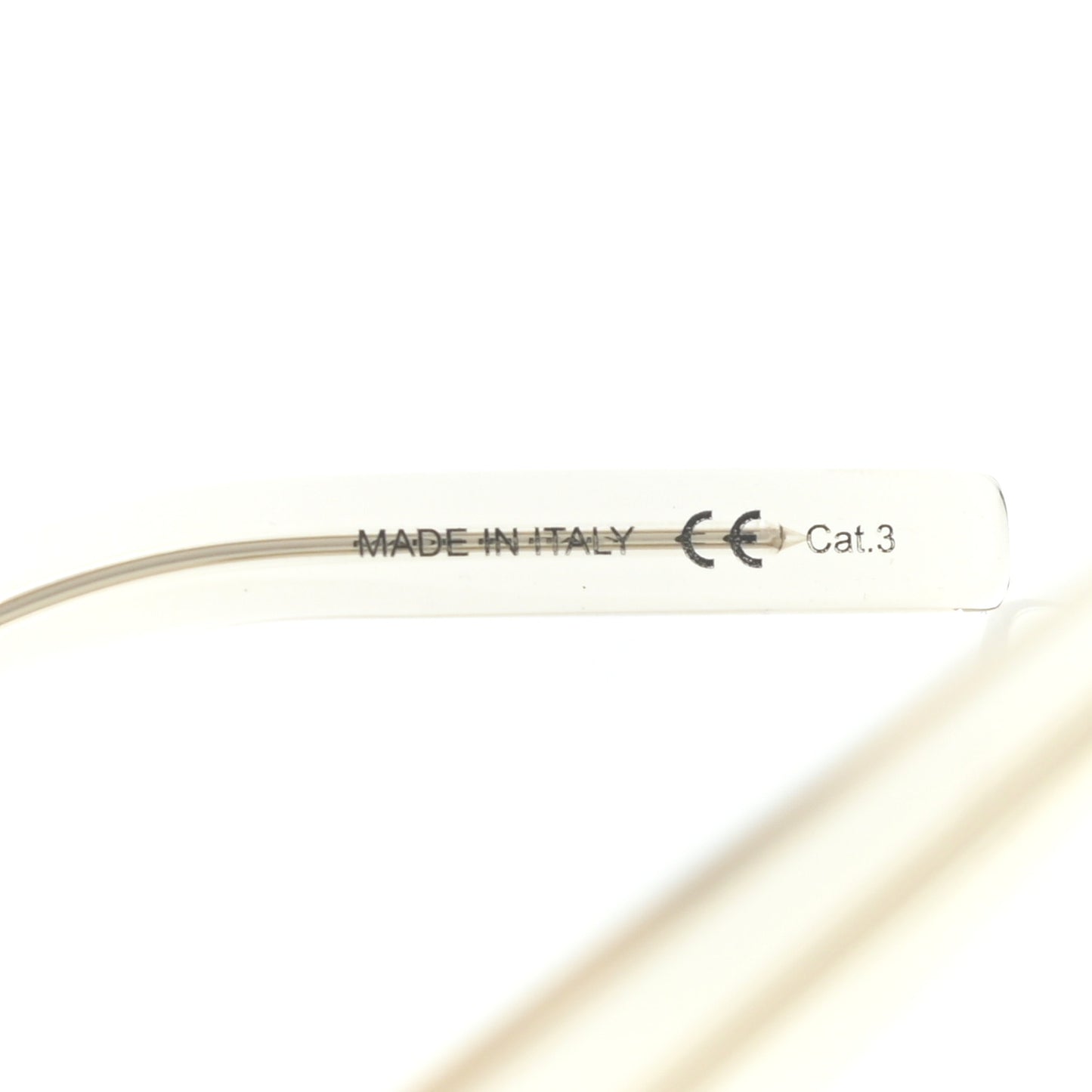 Acetate Square Sunglasses SL M68 Transparent
