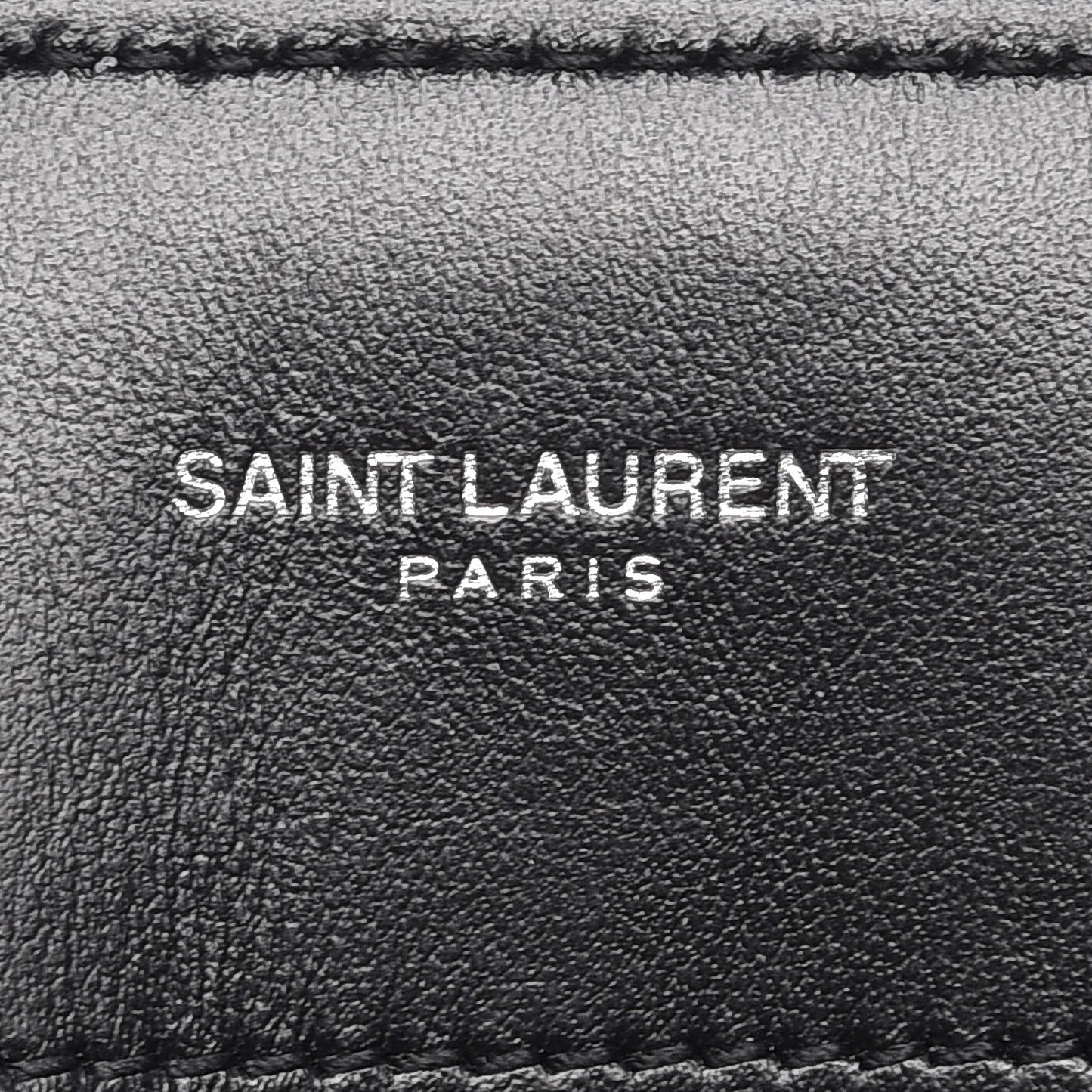 Calfskin Y Quilted Monogram Medium Loulou Chain Satchel Black