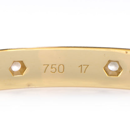 Cartier 18K Yellow Gold 10 Diamond LOVE Bracelet 17 3 of 7