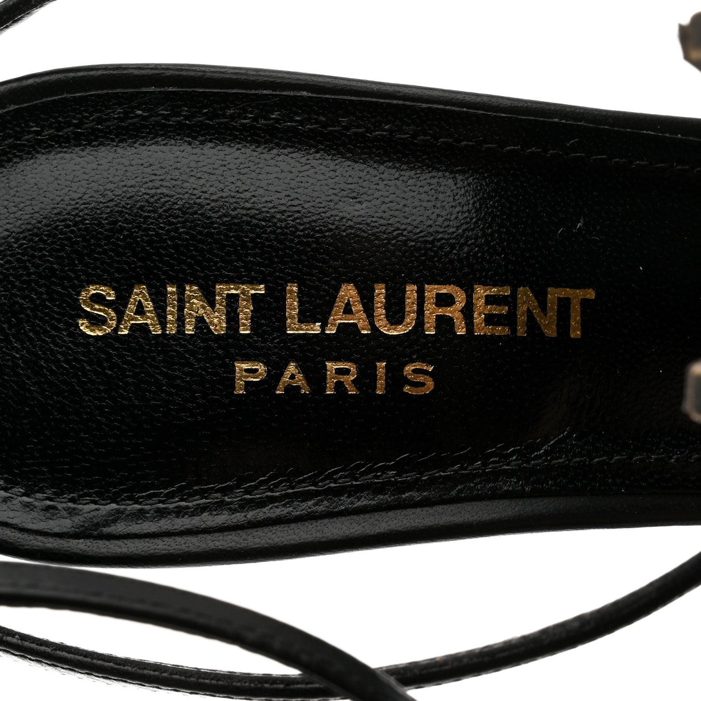 Calfskin Cassandra 110 Sandals 37.5 Black