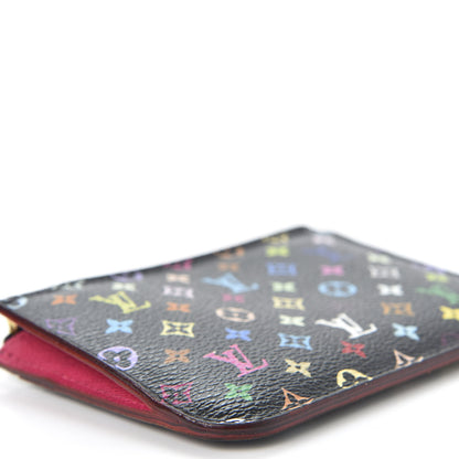 Louis Vuitton Monogram Multicolor Key Pouch Black Grenade 5 of 9