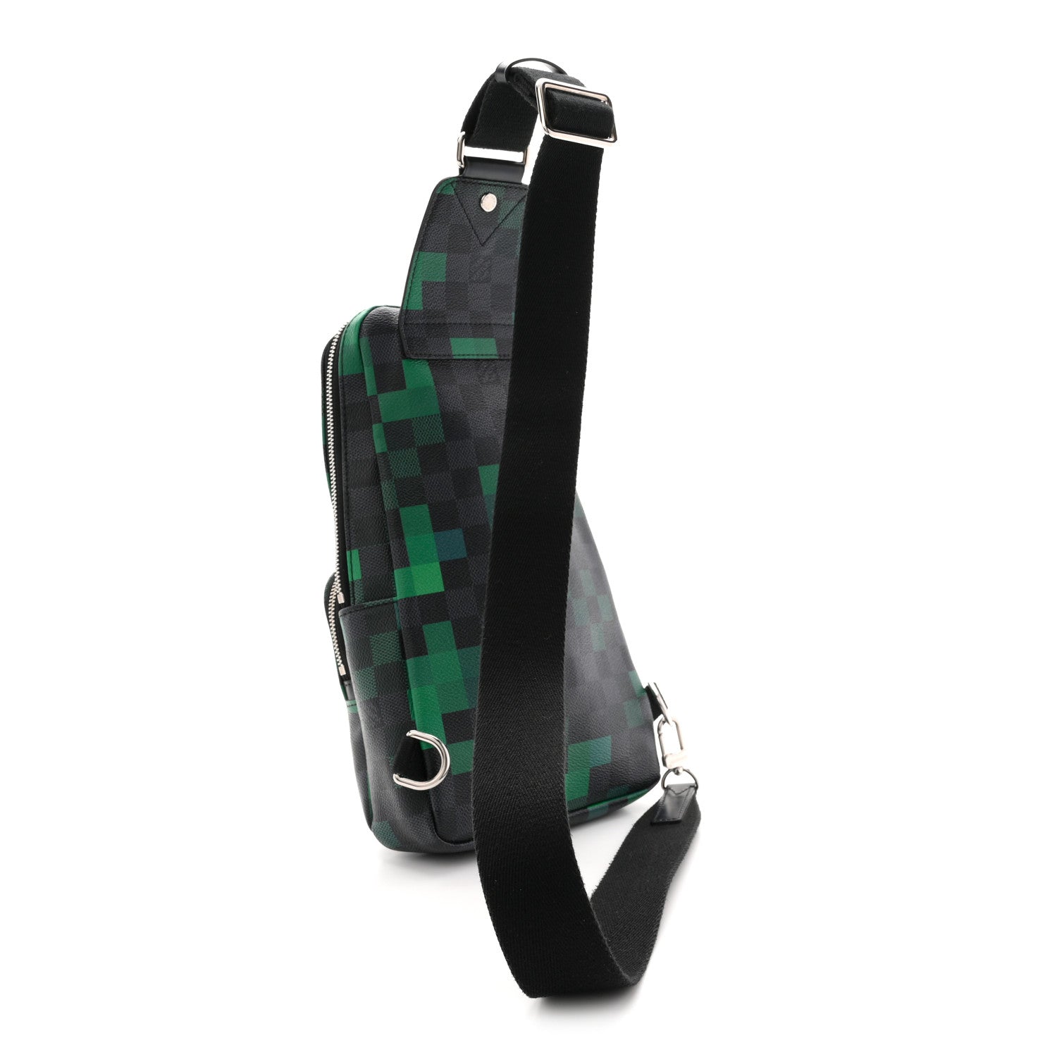 Louis Vuitton Damier Graphite Pixel Avenue Sling Backpack Vert 4 of 19