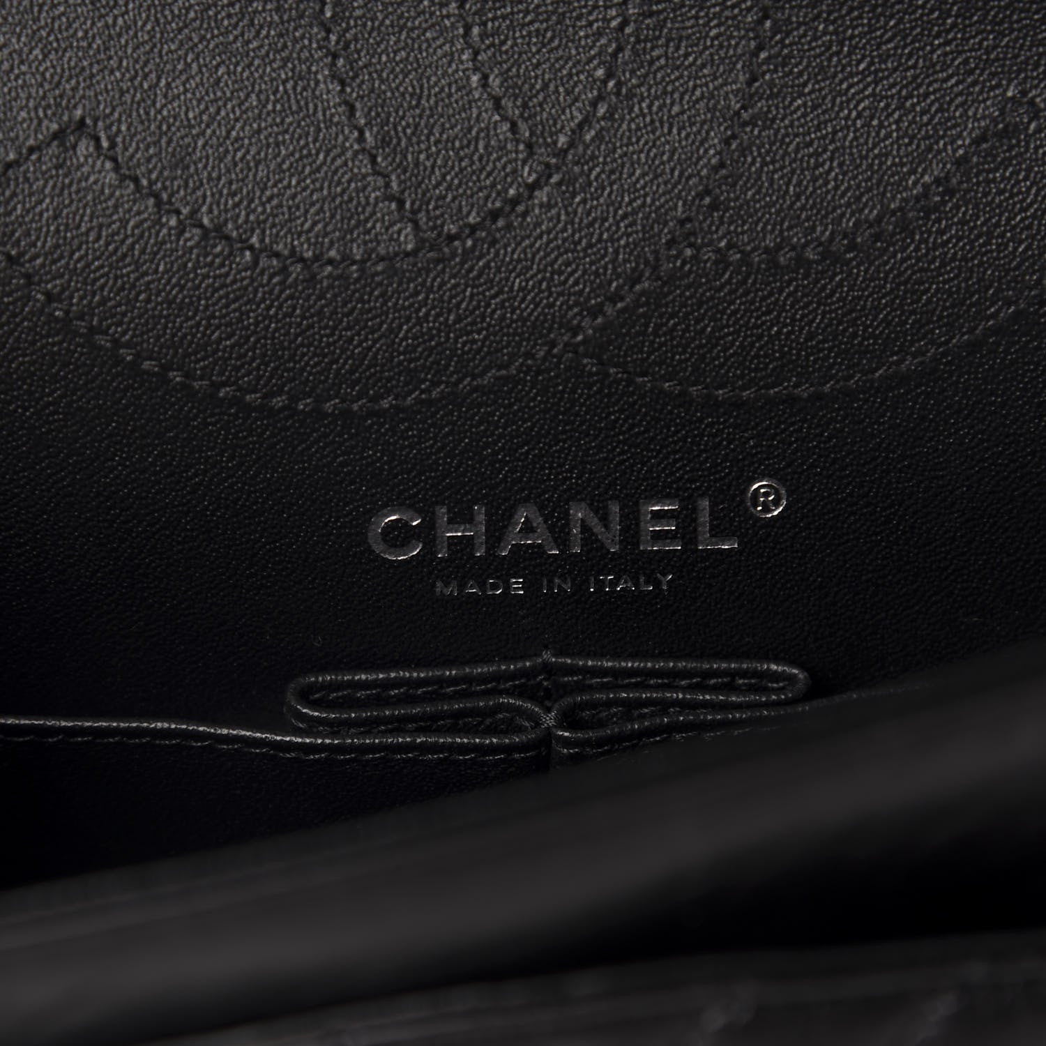 Chanel Aged Calfskin Chevron Quilted 2.55 Reissue 225 Flap So Black 8 of 11