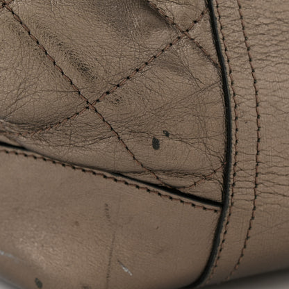 Burberry Calfskin Quilted Beaton Gunmetal 12 of 22