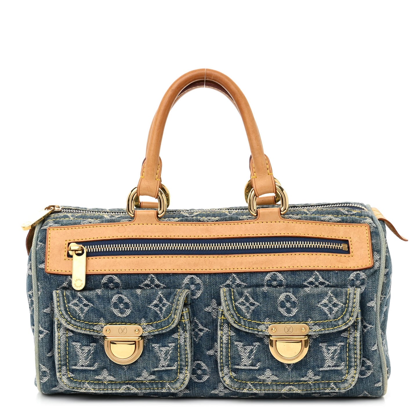 Monogram Denim Neo Speedy Blue